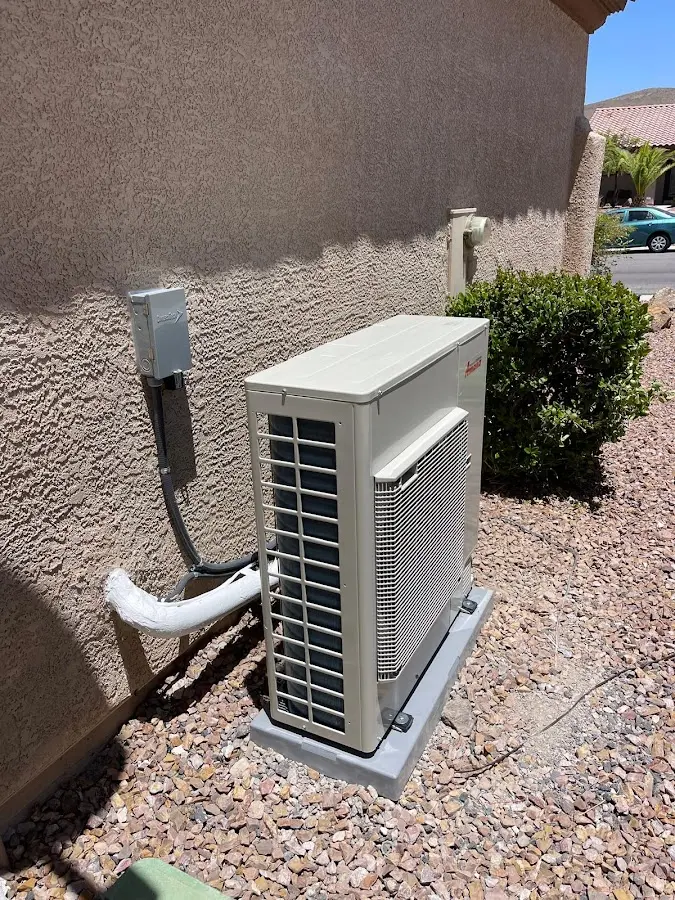 Residential air conditioning condenser unit in Golden Hills